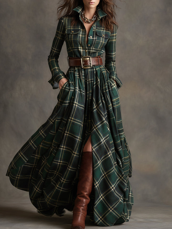 Mandy | Belted Shirt Dress