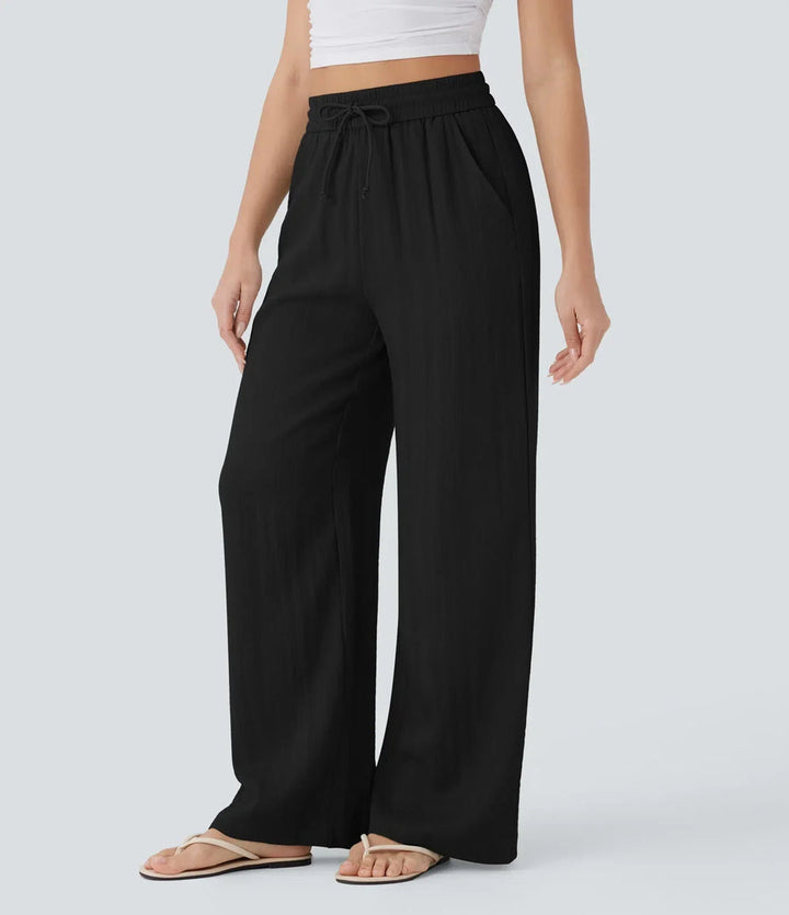 Sarah – Effortless Wide Leg Trousers