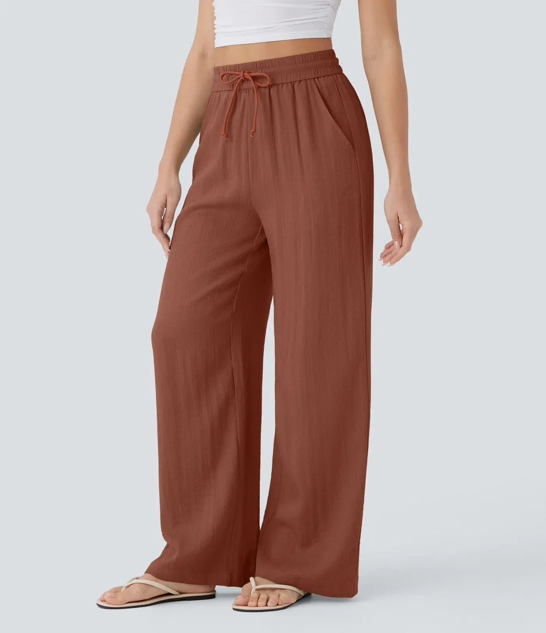 Sarah – Effortless Wide Leg Trousers