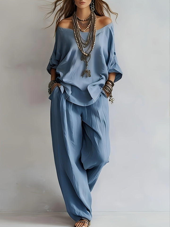 Romy | Bohemian Off-Shoulder Co-ord