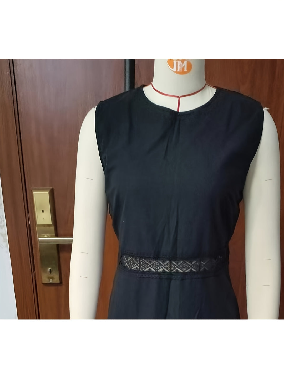 WY260310198 - Summer Sleeveless Long Dress for Women with Round Neck