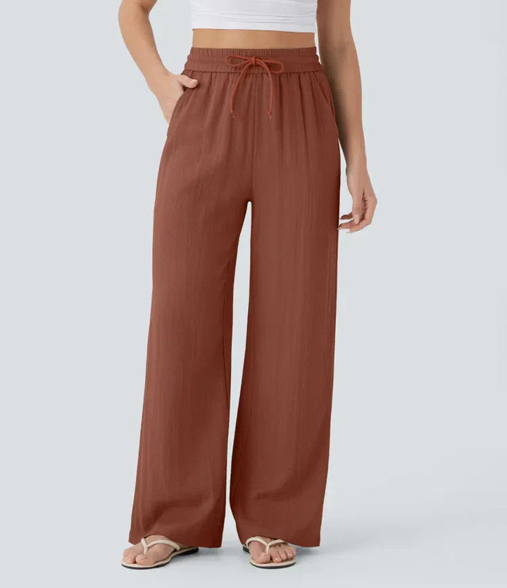 Sarah – Effortless Wide Leg Trousers