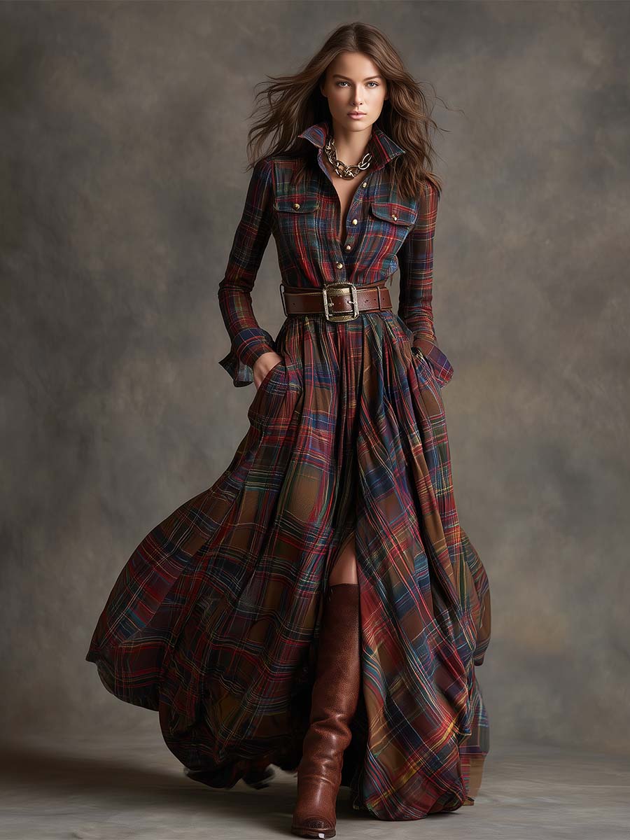 Taveline™ | Classic Elegant Shirt Dress