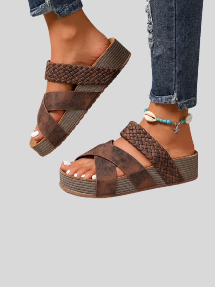 Abigail™ – Orthopaedic Leather Strap Sandals