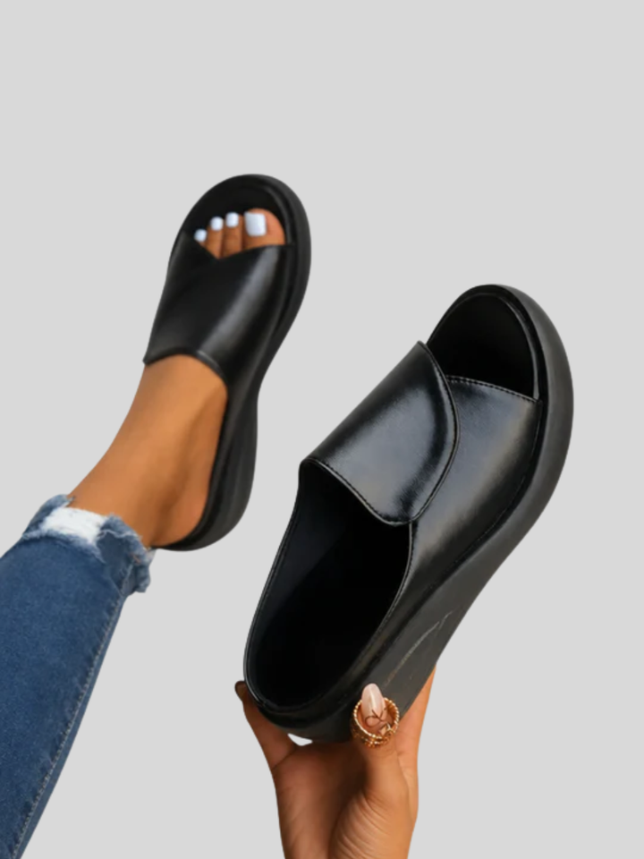 Eliza™ – Orthopaedic Slip-on Wedge Sandals