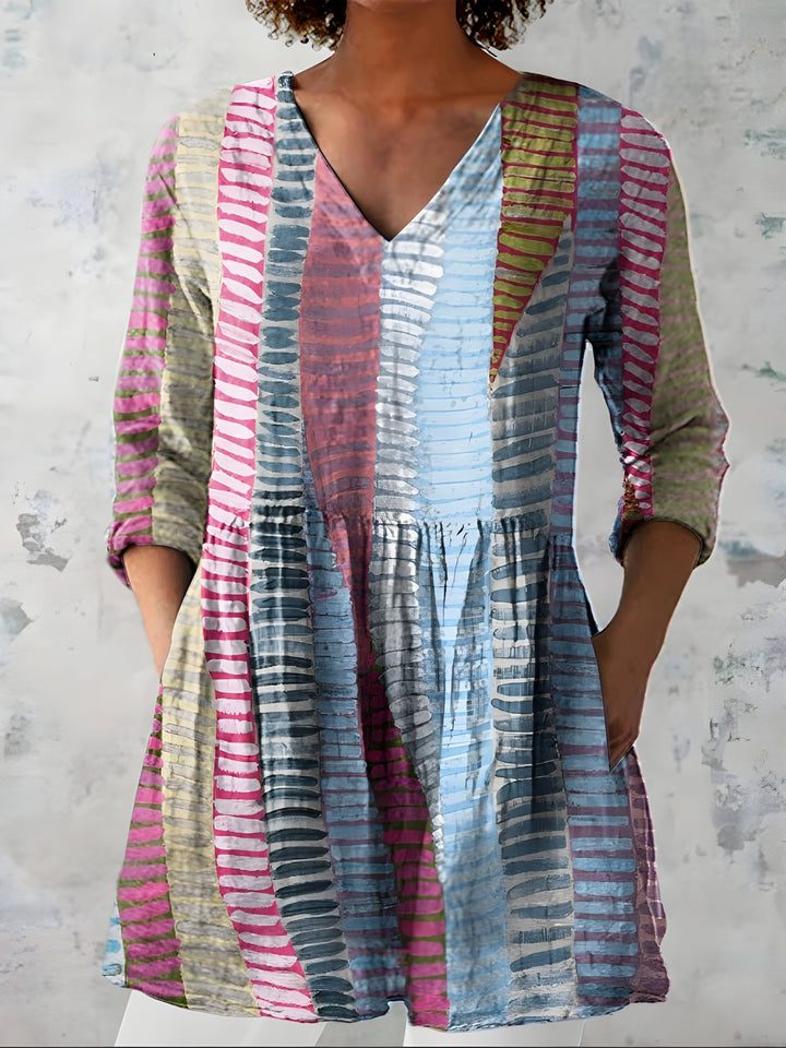 Willow | Long Blouse with V-Neck