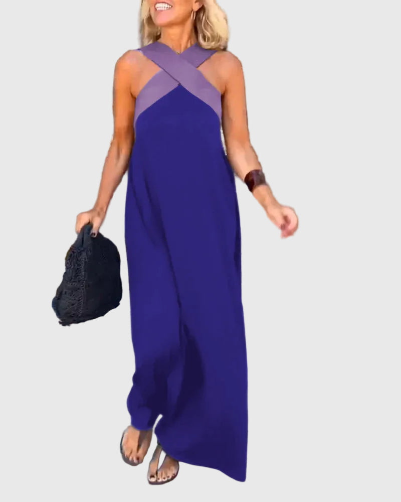Elena | Elegant Fluid Maxi Dress