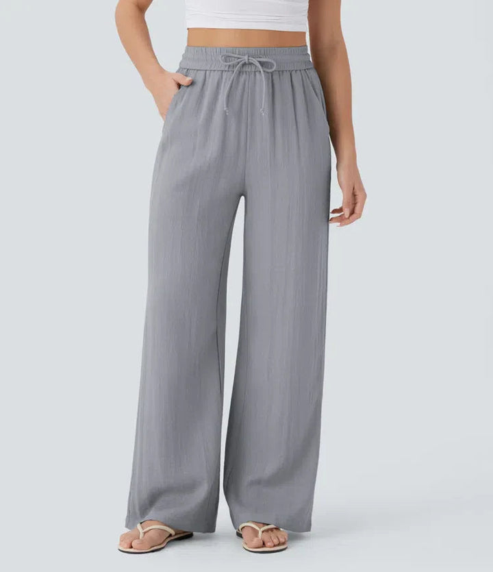 Sarah – Effortless Wide Leg Trousers
