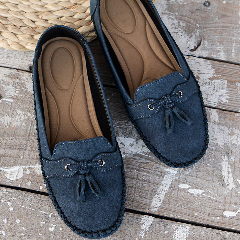 Becky | Orthopaedic Vintage Bow Loafers