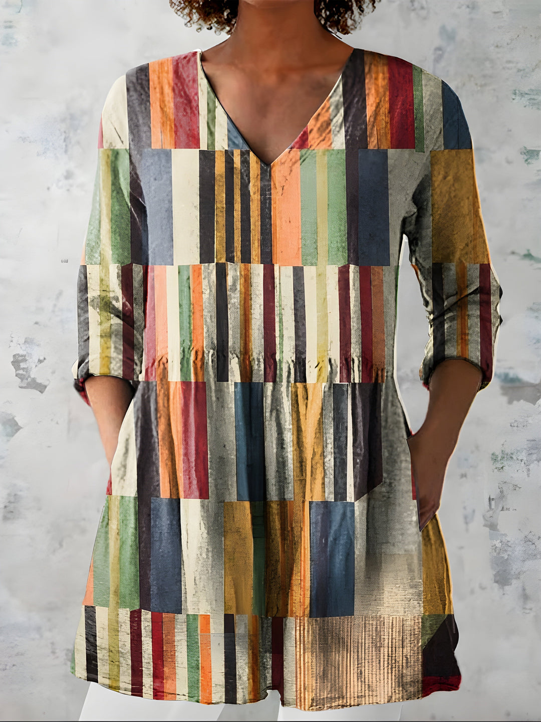 Willow | Long Blouse with V-Neck