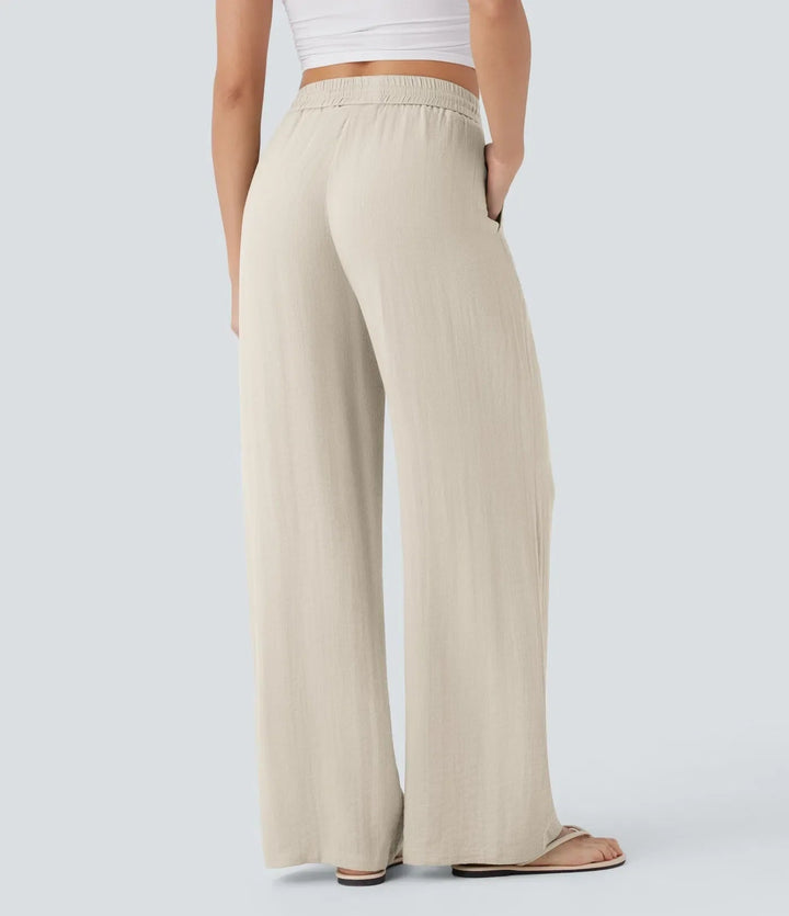 Sarah – Effortless Wide Leg Trousers