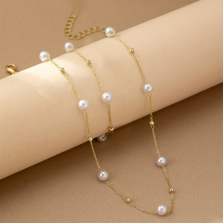 Dainty Pearl Chain Jewellery Set