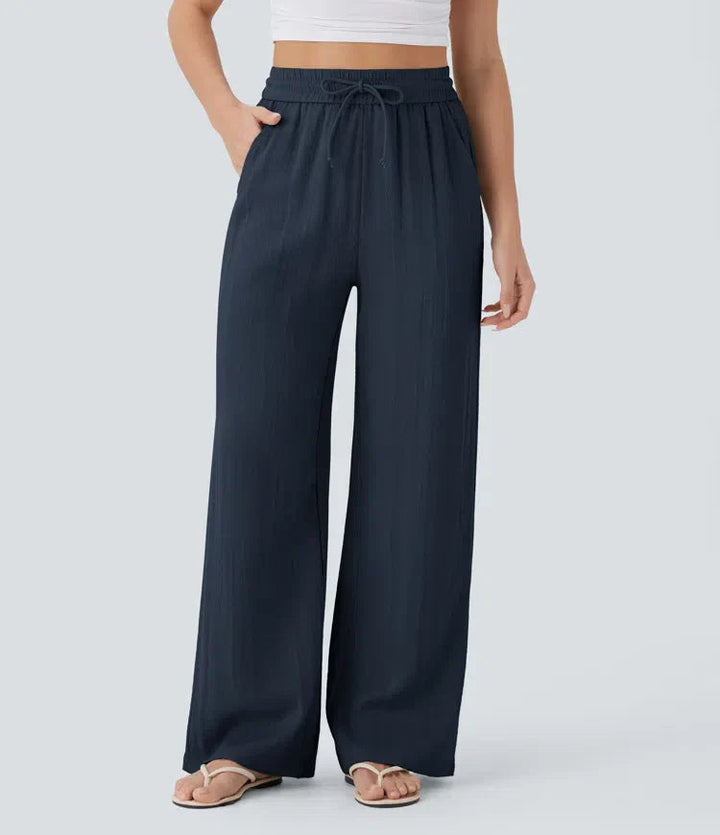 Sarah – Effortless Wide Leg Trousers