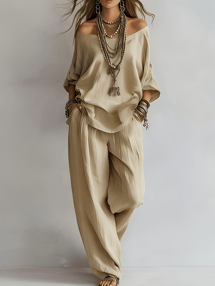 Romy | Bohemian Off-Shoulder Co-ord