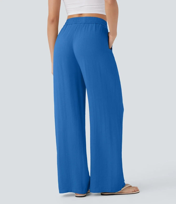 Sarah – Effortless Wide Leg Trousers