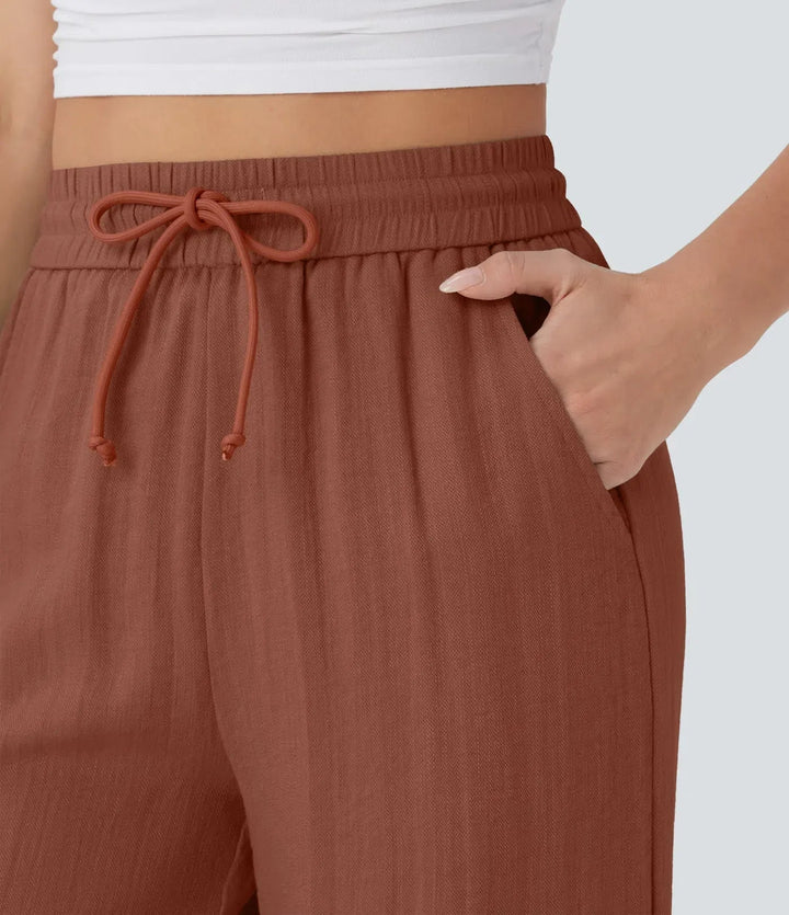 Sarah – Effortless Wide Leg Trousers