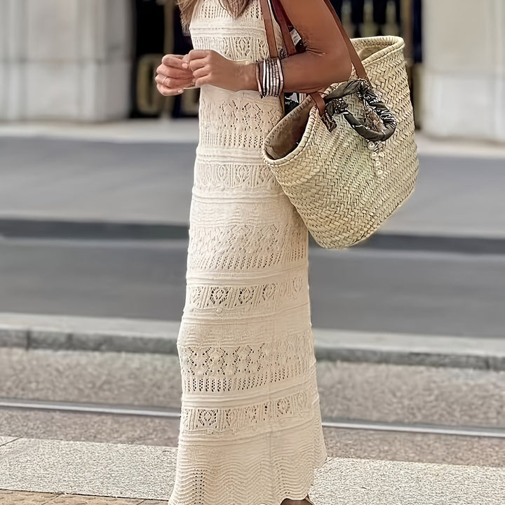 Ladies' Beach Dress, Beach Cover-Up, Swimsuit with Cut-Outs, Dress