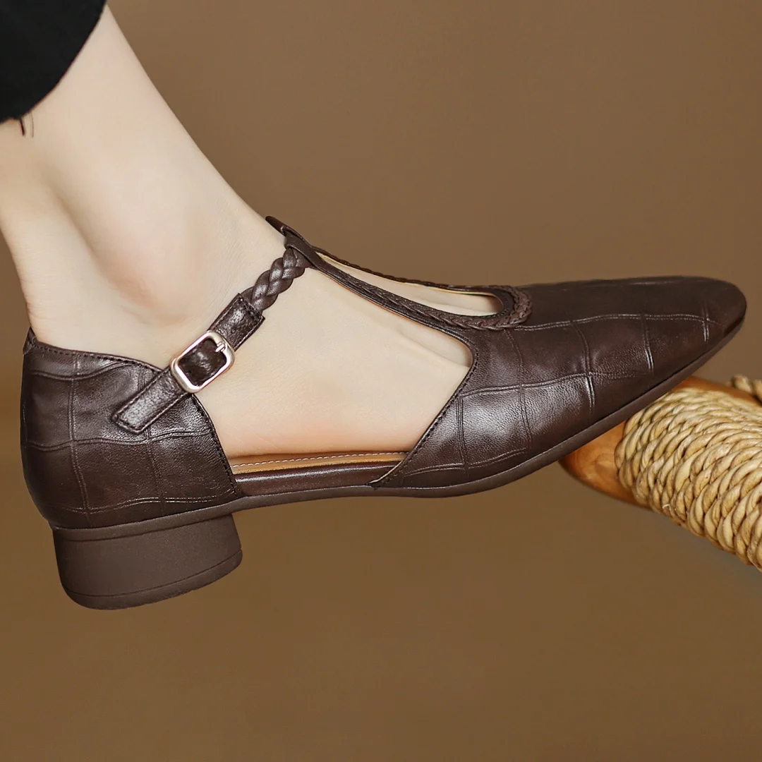 Clara - Orthopaedic Leather Mary Jane Shoes
