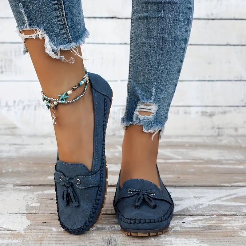 Becky | Orthopaedic Vintage Bow Loafers