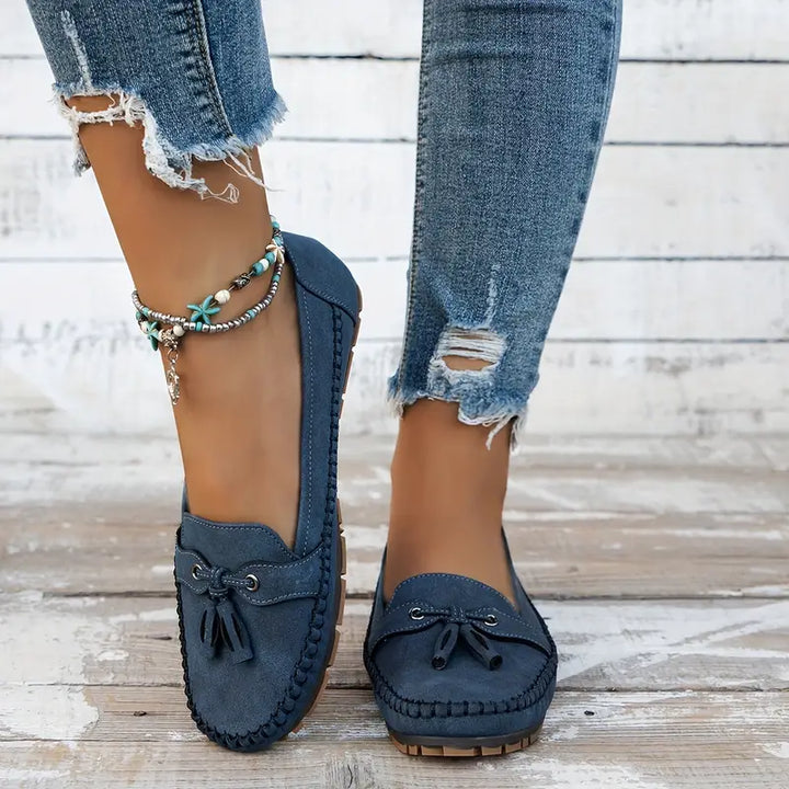 Becky | Orthopaedic Vintage Bow Loafers