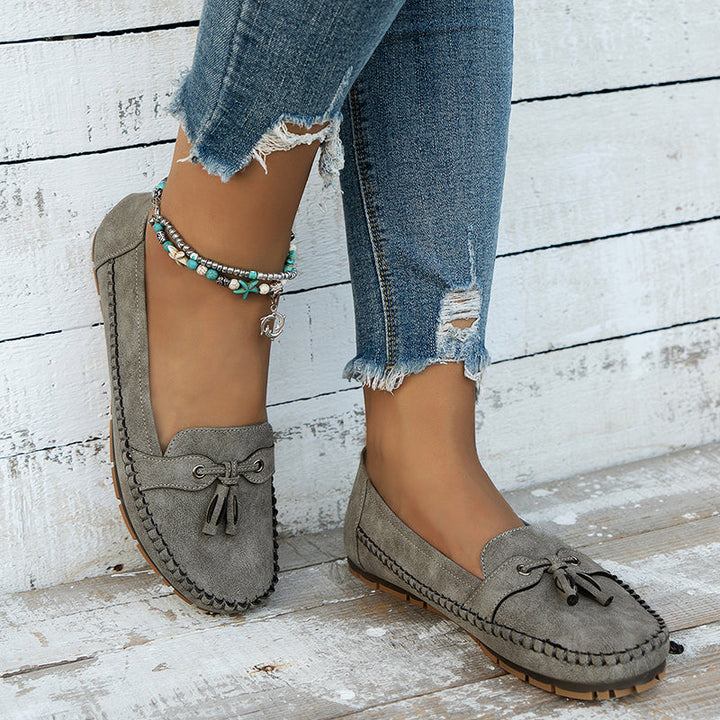 Becky | Orthopaedic Vintage Bow Loafers