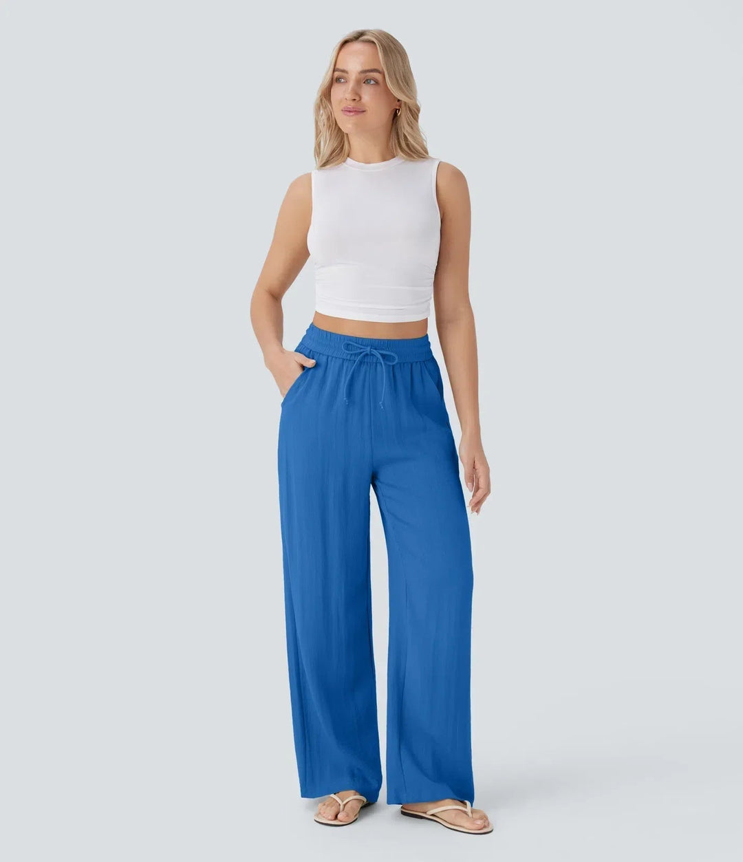 Sarah – Effortless Wide Leg Trousers