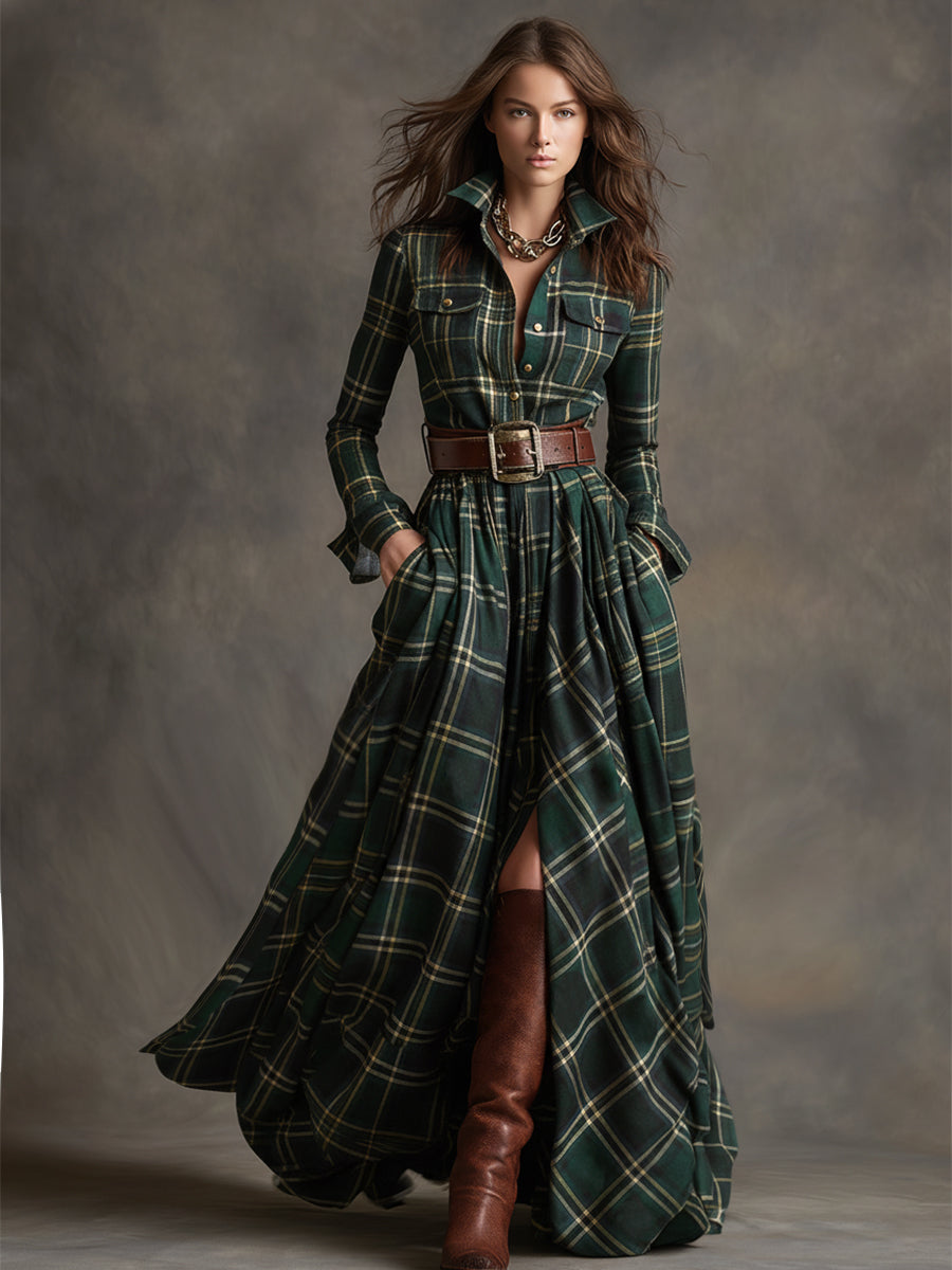 Taveline™ | Classic Elegant Shirt Dress