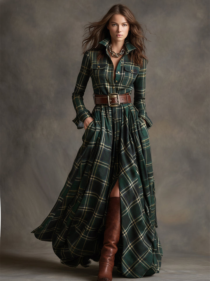 Taveline™ | Classic Elegant Shirt Dress