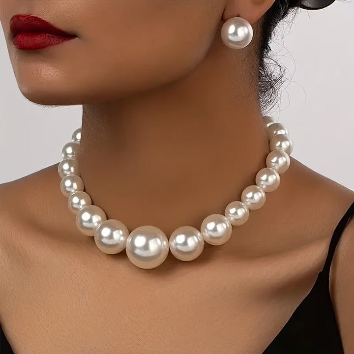 Classic Vintage Pearl Jewellery Set
