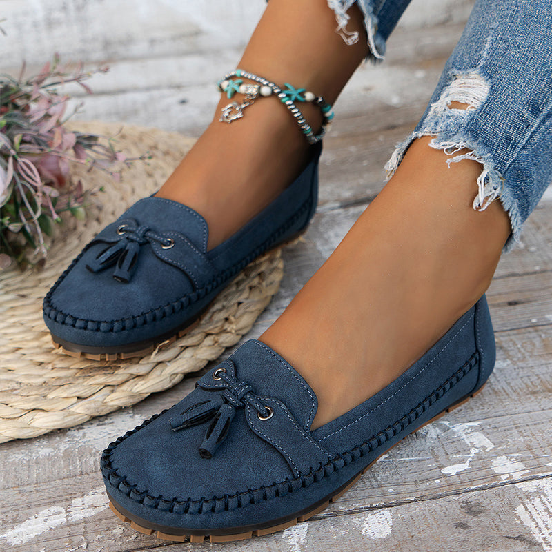 Becky | Orthopaedic Vintage Bow Loafers