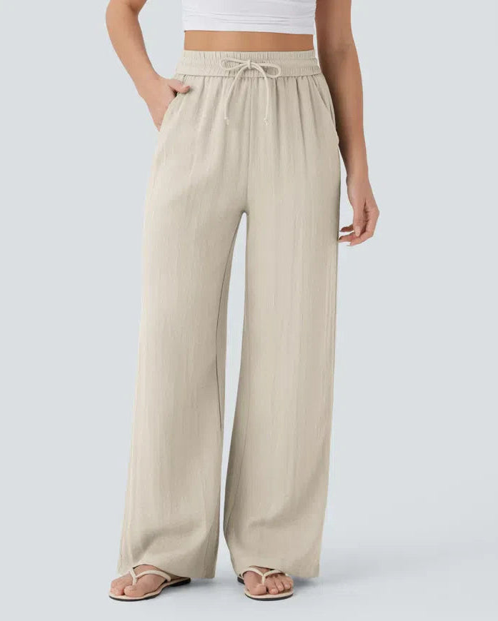 Sarah – Effortless Wide Leg Trousers