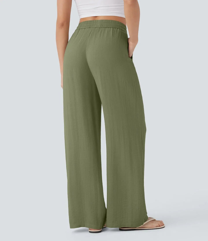 Sarah – Effortless Wide Leg Trousers