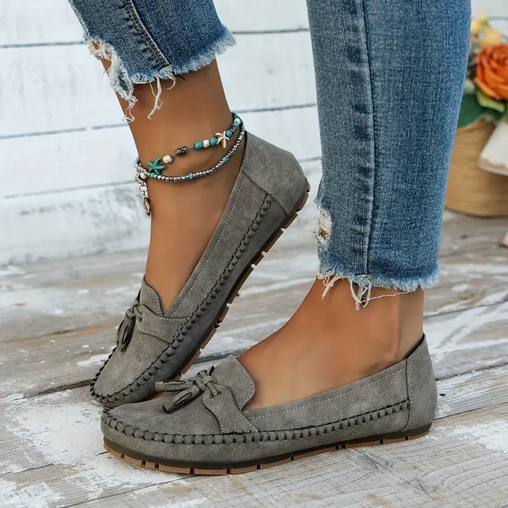 Becky | Orthopaedic Vintage Bow Loafers