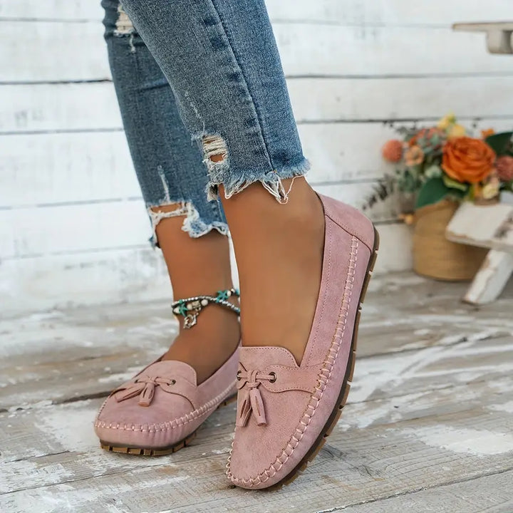 Becky | Orthopaedic Vintage Bow Loafers