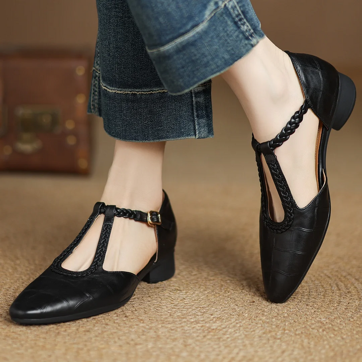 Clara - Orthopaedic Leather Mary Jane Shoes