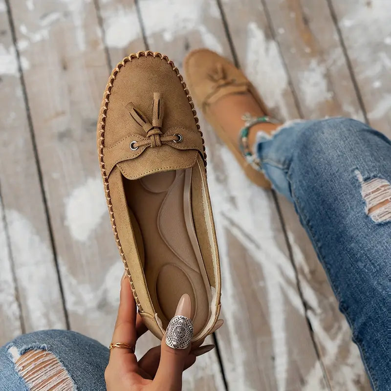 Becky | Orthopaedic Vintage Bow Loafers