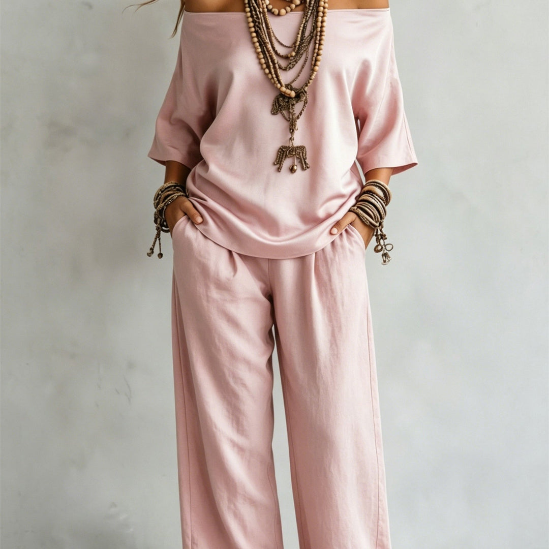 Romy | Bohemian Off-Shoulder Co-ord