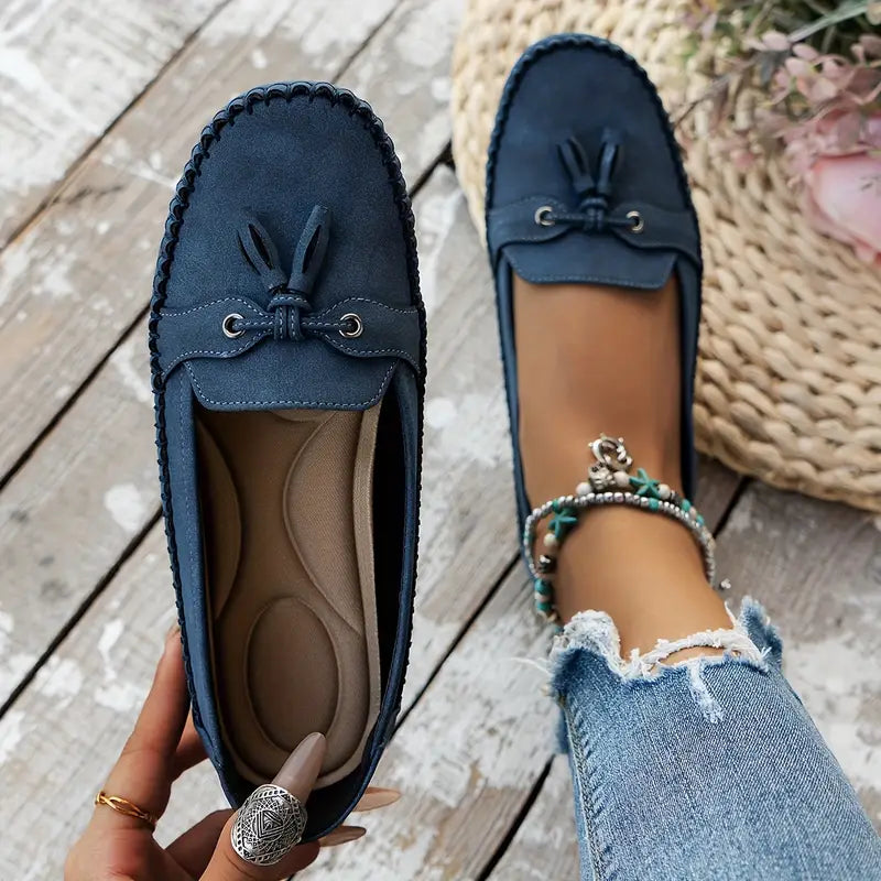 Becky | Orthopaedic Vintage Bow Loafers