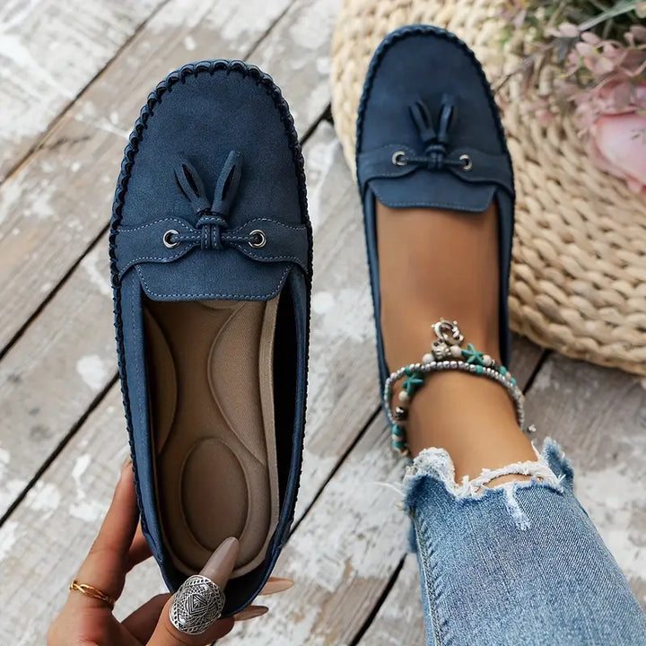 Becky | Orthopaedic Vintage Bow Loafers