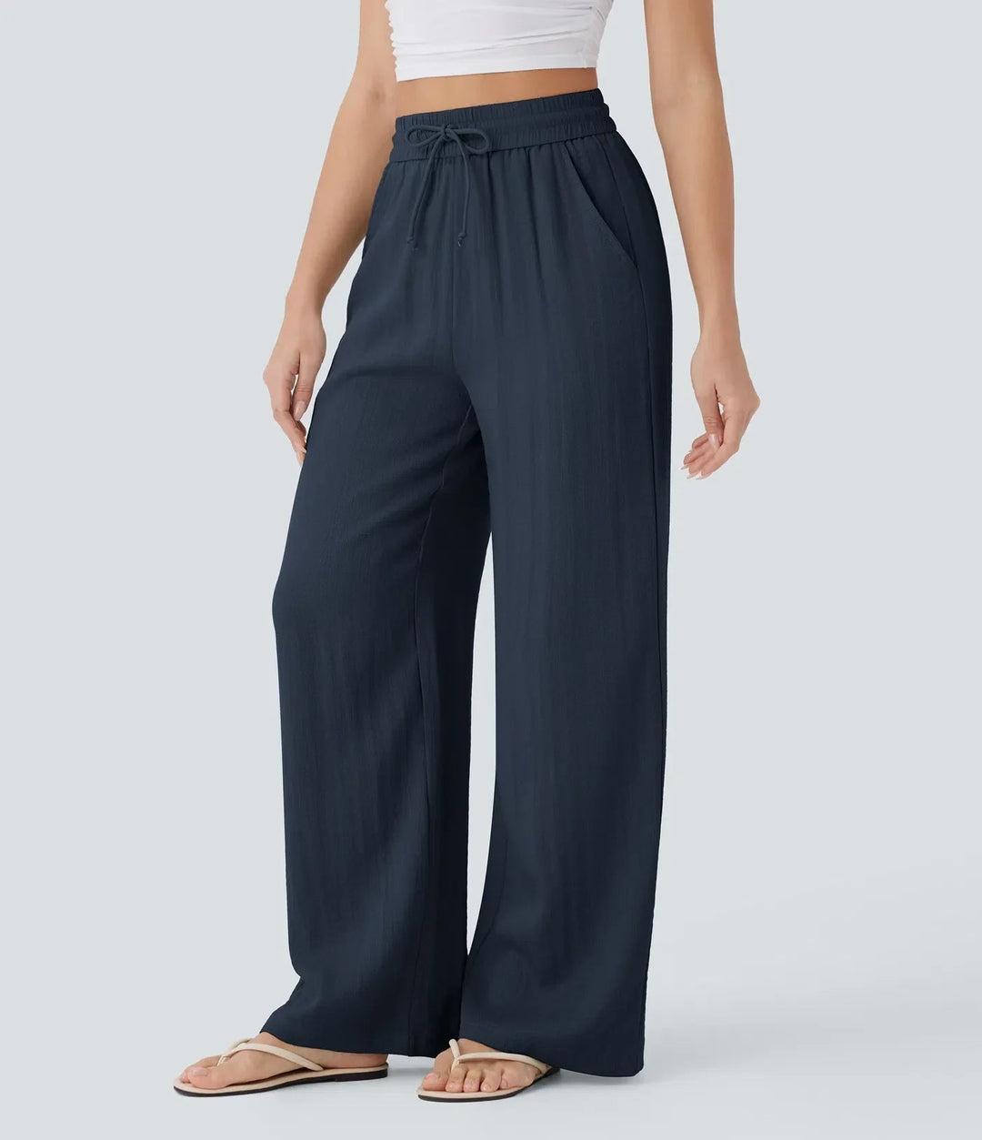 Sarah – Effortless Wide Leg Trousers