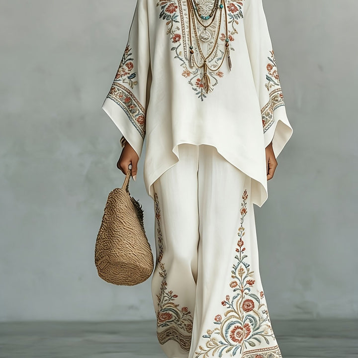 Primrose | Floral Round Neck Co-ord