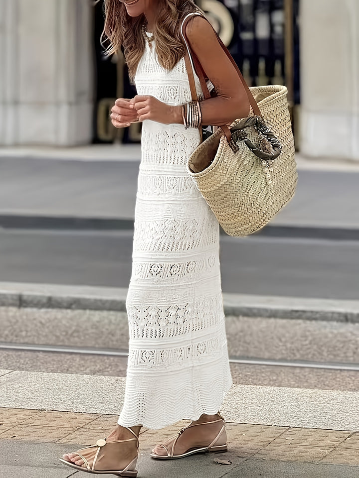 Ladies' Beach Dress, Beach Cover-Up, Swimsuit with Cut-Outs, Dress