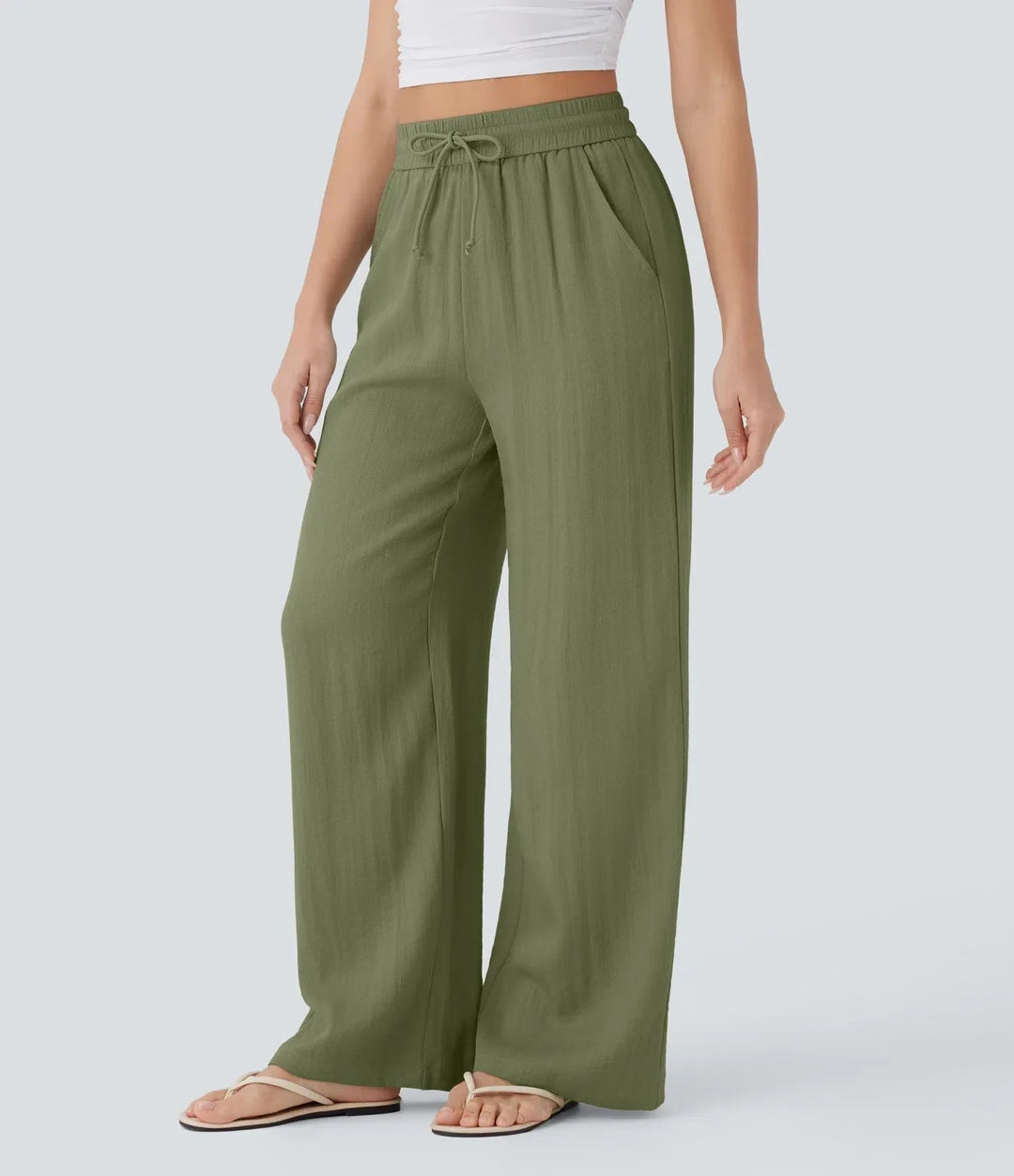 Sarah – Effortless Wide Leg Trousers