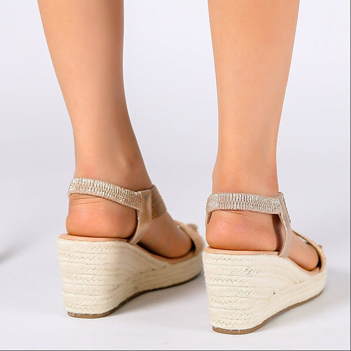 Aroa | Handwoven Wedge Sandals