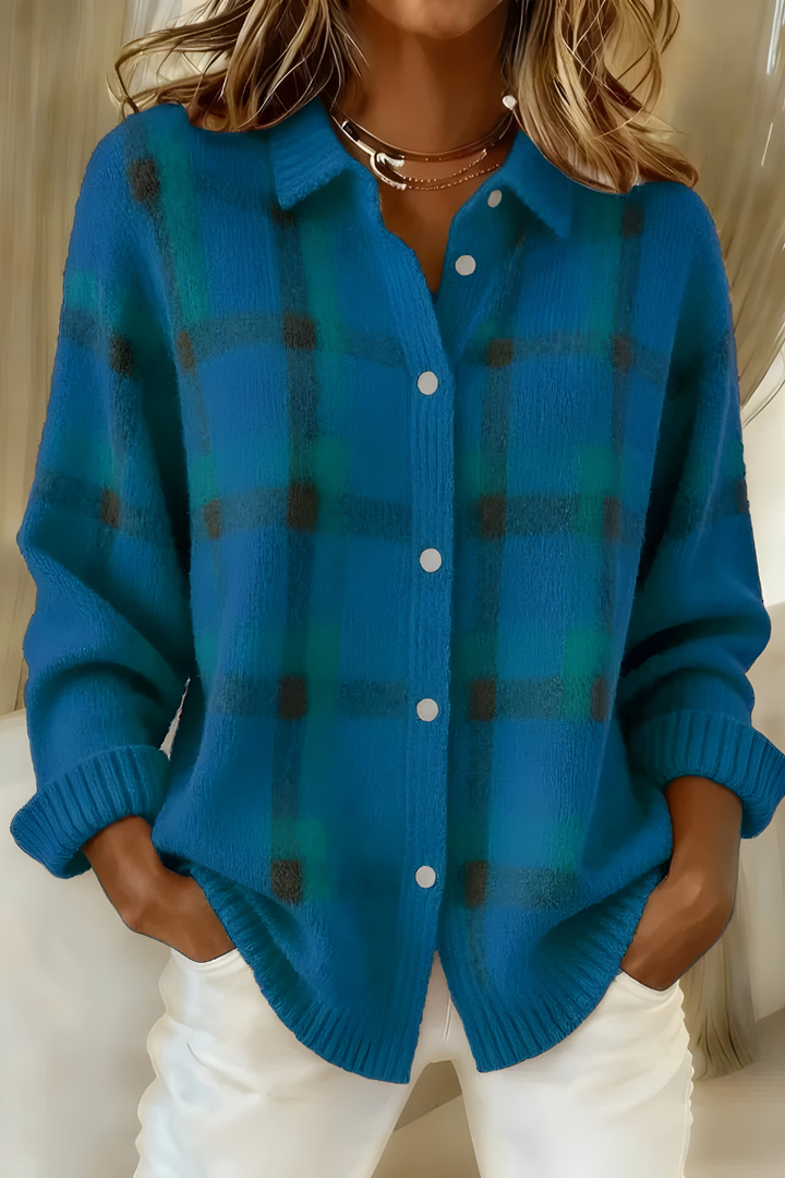 Camille™ | Checked Cardigan