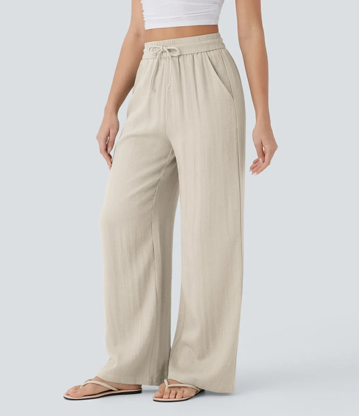 Sarah – Effortless Wide Leg Trousers