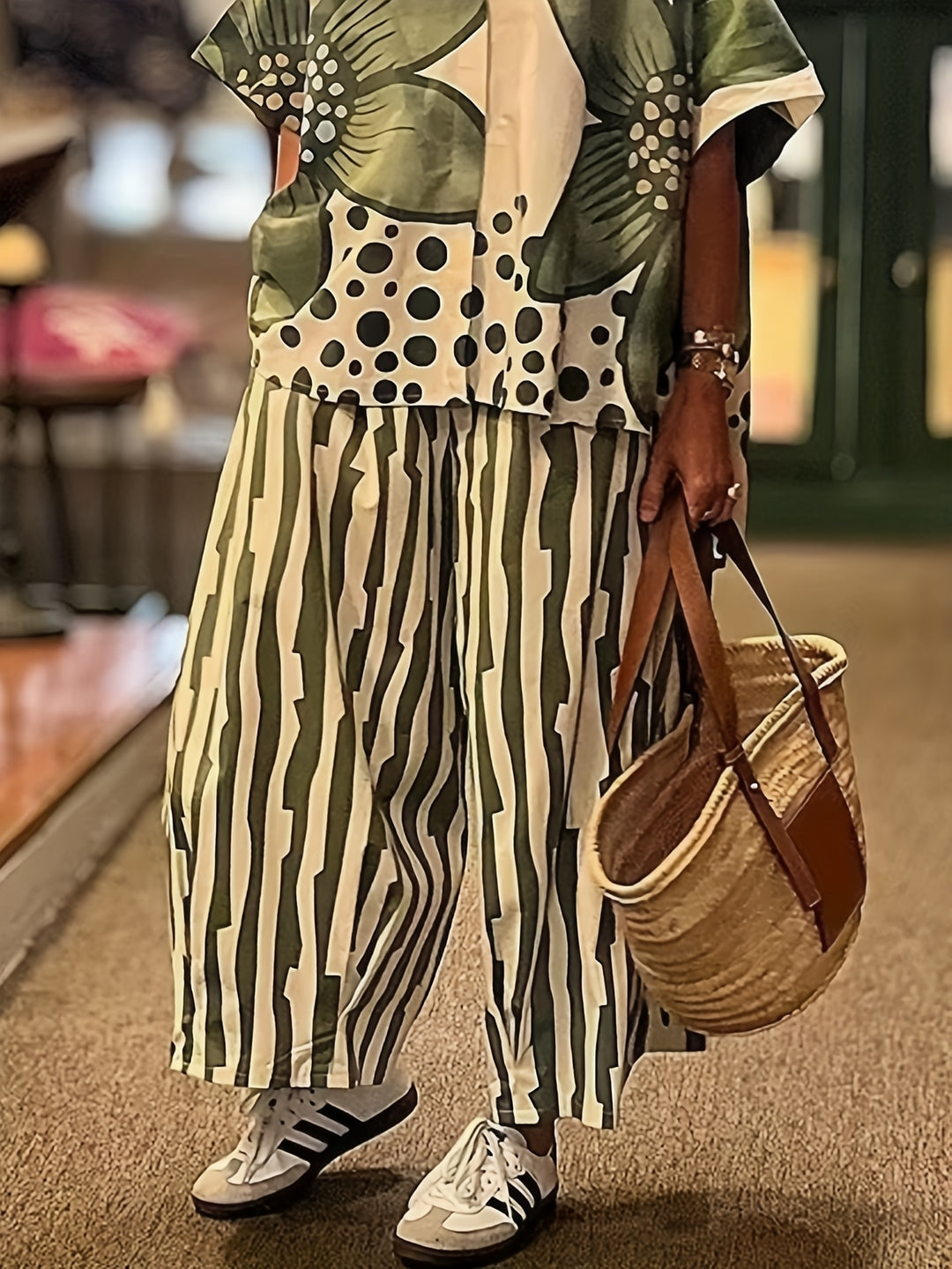 Nora | Printed Shirt & Trouser Suit