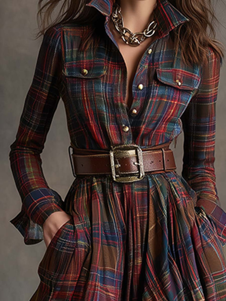 Taveline™ | Classic Elegant Shirt Dress