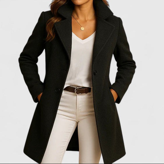 Addison | Double-Breasted Slim-Fit Notched-Lapel Overcoat