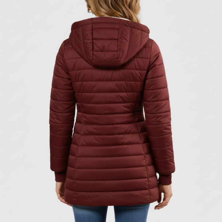 Adelise | Women's Long Quilted Puffer Coat with Waterproof Winter Warmth